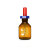 蜀牛英式滴瓶 玻璃滴瓶 胶头滴管 带刻度滴瓶 棕色125ml 