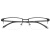 明月镜片 近视眼镜轻钛男士半框眼镜架配眼镜 56030 配1.56PMC 