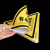 定制配电箱当心触电安全警示贴纸小心有电危险标识牌高压防触电标 白色长方形有电危险 3x3cm