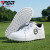 PGM 儿童高尔夫球鞋 新款 青少年鞋子 旋钮鞋带 运动透气防滑防水 XZ254-白色 34码