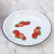 欧丽家 欧丽家搪瓷加深花卉图案饭盘饭碟深汤盘菜盘大容量电磁炉可加热 水果 1个 21.5cm