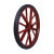 科威顿 工地手推车轮胎26×21/2劳动车实心轮子板车斗车架子人力车钢圈 单位：套 带孔实心胎