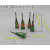 0.5英寸点胶机针筒针头EFD塑胶座螺口针头14G-34G胶水针咀尖针管 20G粉色（1支价）