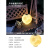 花乐集户外月球灯太阳能月亮灯户外庭院灯花园装饰氛围地灯 30CM内置太阳能款-暖光