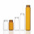 玻璃储存瓶EPA样品瓶20/30/40/60ml透明棕色螺口密封色谱试剂瓶 有机玻璃储存瓶架 适用40ml