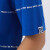 GOLF/高尔夫男士短袖T恤舒适棉感休闲运动百搭条纹字母撞色T恤 蓝色 M