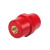 汇君 SM绝缘子低压配电柜支柱红色高强度绝缘柱纺锤形 SM51 孔M8（10只）