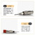 贝傅特 点胶机针头 工业用50mm加长空心单管平口精密不锈钢出胶针 13G-50MM(12个装） 