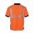 安大叔 JJ-E795 荧光橙反光T恤 3M安视透气反光材料 涤纶鸟眼透气面料 定做 XL码 1件