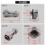 防水航空插头WY16-2 3 4 5针7孔9 10芯威浦电源接头TE翻盖插座ZG WY16-4芯 插头TE