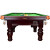 健英台球桌家用黑8美式标准成人斯诺克桌球台室内中式八球桌球案JY206 9尺 红腿+集球器