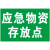 物资标识牌物资存放点应急物资储存点提示牌警示牌标识牌定制定做 反光铝板 60x40cm