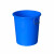 劳保佳 大号圆桶 圆形大容量水桶 大号塑料桶 圆形收纳桶 带盖加厚储水桶 工业环卫垃圾桶 带盖60L 白色