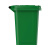 科力邦（Kelibang) 户外垃圾桶 大号加厚50L分类垃圾桶带盖市政物业商用环卫垃圾桶 绿色 KB1048 厨余垃圾