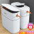 迈恻亦垃圾桶厕所卫生间2023厨房夹缝自动打包大容量纸桶 自动打包隐私桶*1+30只垃圾
