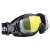 成楷科技 CKY-055TYEL 防护眼镜骑行防风镜 滑雪护目镜 半透明绿色框黄色炫彩镜片