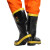 战术国度 消防战斗靴专用雨鞋防护水鞋耐高温防火扑火抢险救援比武97款 97款轻便消防靴