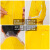 COFLYEE黄色针织布分体雨衣雨裤套装加厚透气外卖骑手户外防暴雨骑行雨衣定制 黑色针织布套装 XL建议160-165cm