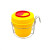 利器盒托架利器桶放置架支架棉签桶架子锐器盒挂架方形挂钩 圆形6-8L支架（实惠款） 材质：