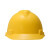 梅思安/MSA 安全帽PE标准型一指键帽衬+超爱戴帽衬组合V型无孔 建筑施工程安全头盔 黄色 1顶