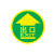 月桐（yuetong）地面指引标识贴 YT-G0517 300×300mm PVC 黄色+绿色 出口 1个