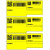 兄弟（brother）TD-9040-1000Y 黄色标签纸 90X40mm光路标签/末梢皮缆标签/刀型标签 1000张/卷（预印/空白）