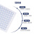 荧光封板膜PCR深孔板酶标板96孔板塑料elisa硅胶荧光封板膜pcr定 0.2ml PCR板半裙边 10片/盒
