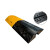 黄黑一二线槽橡胶线槽减速带防压线槽板室内电缆过路保护槽电线B 990*340*70mm梯形穿孔线槽