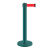颖欢隔离带伸缩带护栏不锈钢安全警戒线警示柱围栏一米线银行立柱墨绿色3米线1个