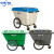 商用环卫桶户外分类垃圾桶保洁清运推车 400L配件大轮