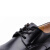 美步 正装职业皮鞋男士商务鞋黑色百搭系带经典时尚配发制式鞋子GA-10男单 黑色 45#