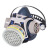 羿科(AEGLE) EW6100-YC防尘防毒面具面罩 带滤盒滤棉滤棉盖(单位:个)