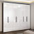 宾米尼（BINMINI）  极简意式高亮光衣柜新款轻奢家用卧室四五六门组装现代简约大衣 2.0米衣柜(五门)+高光设计 常规背板