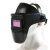 海斯迪克 电焊面具 自动变光防烤脸头戴式面罩 不变光黑色 
