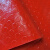 宽选工品 加厚防滑牛筋PVC塑料防水铜钱纹塑胶地垫满铺 红色1.3mm厚   1.8m*15m/卷