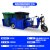 环卫三轮车垃圾桶运输车电动环卫车小区物业垃圾车四桶保洁电动车 四桶车带挡板+60V20A电池