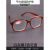 定制透明平光玻璃镜片劳保防护眼镜打磨切割焊工用电焊黑色护目镜 灰色镜片
