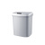劳保佳 智能感应垃圾桶 厨房卧室客厅卫生间带盖低音垃圾桶9L 灰色（电池版 红外感应）