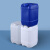加厚级塑料桶水桶小方桶工业包装堆码桶化工桶10L升公斤kg斤 5L蓝色透气款（4个）