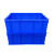 定制 加厚塑料 五金具收纳箱塑料框转箱物料盒零件盒 蓝色 7074417mm