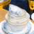 红牡丹景德镇碗碟套装新中式骨瓷碗盘组合釉中彩家用碗筷陶瓷金边餐具 千里江山4.5英寸高脚碗1个