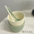 韩国ins风可爱奶油色2023新款家用陶瓷餐具米饭碗吃饭碗陶瓷碗 两个碗 (混色)(同色可联系客服备