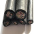 YZ YZW YC50橡套3+1橡胶软电缆10 16 25 35平方2 3芯4防水3+2 RVV 国标软芯3*95+210米