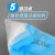 LISM口罩KN95折叠面罩防花粉防唾沫防雾霾防尘含熔喷布五层加厚透气 耳带无阀低阻折叠口罩蓝色40个