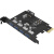 H Orico/奥睿科 4口USB3.0 PCI-E扩展卡 带4PIN供电口 不涉及维保 货期30天