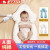 ipoosi婴儿定型枕头新生儿纠正矫正偏头0-6个月宝宝头型调节安抚枕 【双面+抽绳设计+固定柱】