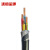沈缆金环 ZR-VV22-0.6/1KV-5*10mm² 国标阻燃铜芯钢带铠装电力电缆 1米