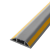 安赛瑞 pvc线槽 明装走线槽 自粘软性地面电线槽  宽50mm 灰色黄线款 1B00584