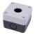 施耐德电气按钮开关防护盒XALB01C 22mm白色按钮盒防水防尘IP65 1孔
