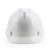 舜选 安全帽 工地 ABS透气 可印字 建筑工程施工 防砸抗冲击V型 领导监理头盔SHX-V 1顶 白色 有透气孔